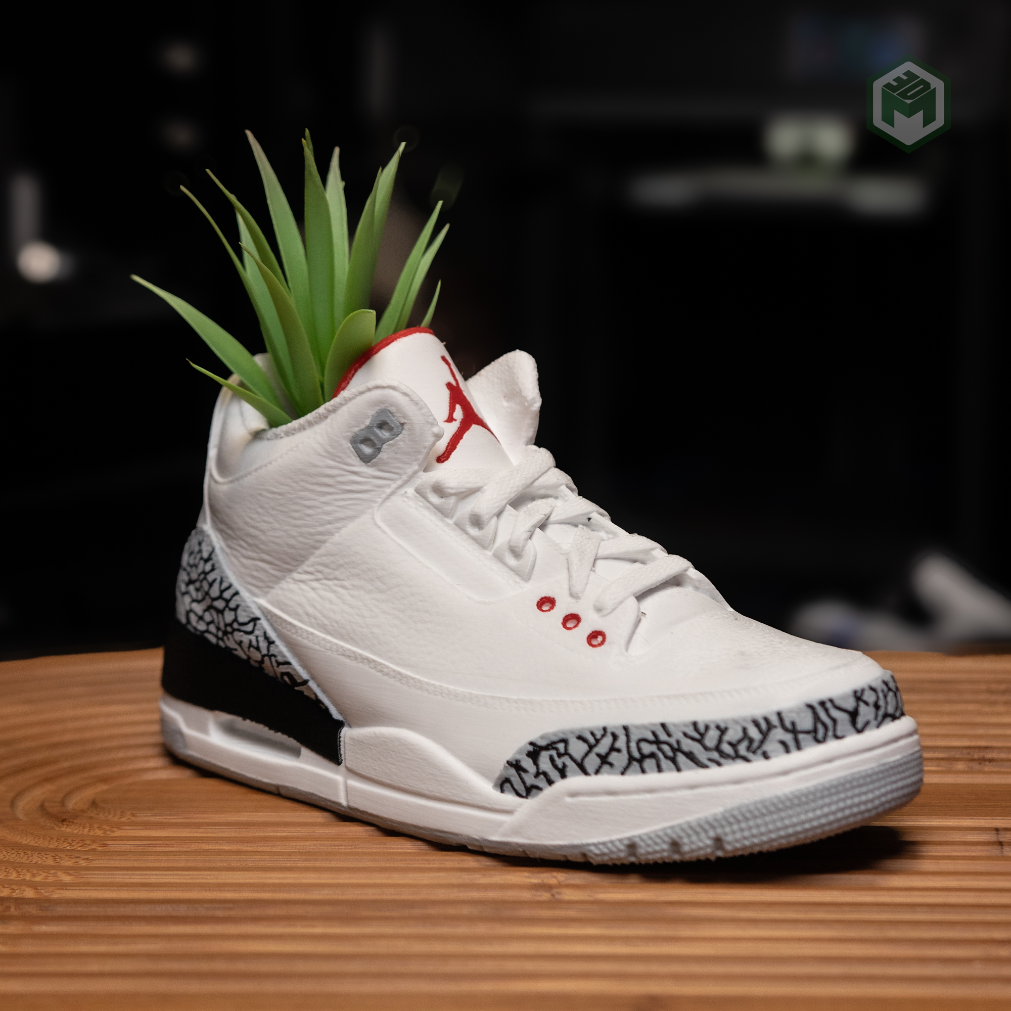Jordan 3 Sneaker Planter