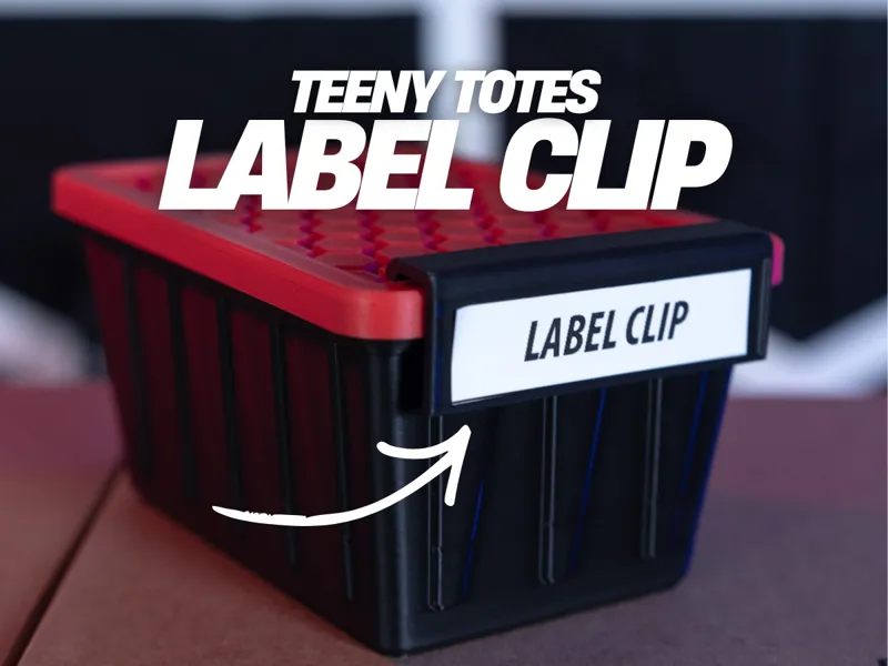 Label Clip for Teeny Totes