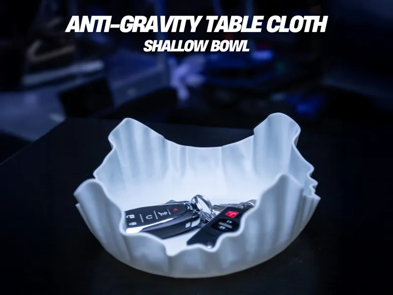 Anti-Gravity Table Cloth Series - Shallow Bowl