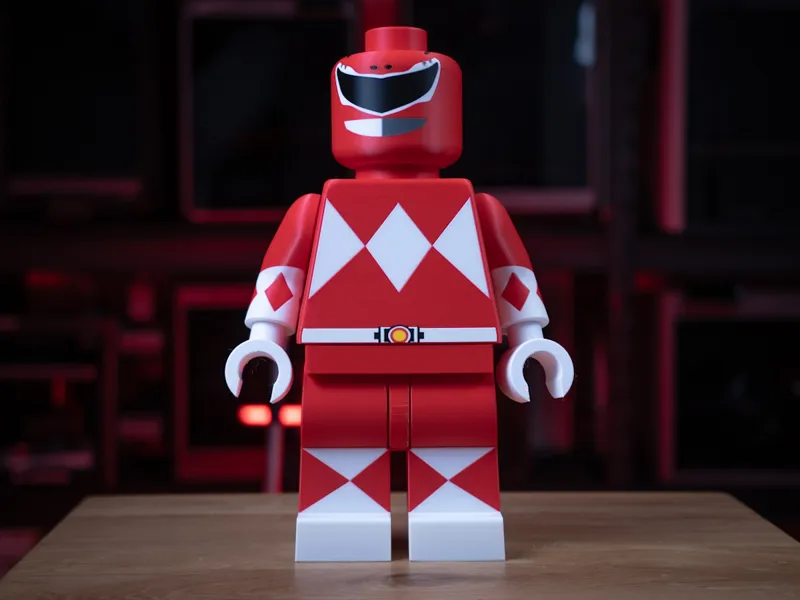 1000% Brick Red Power Ranger